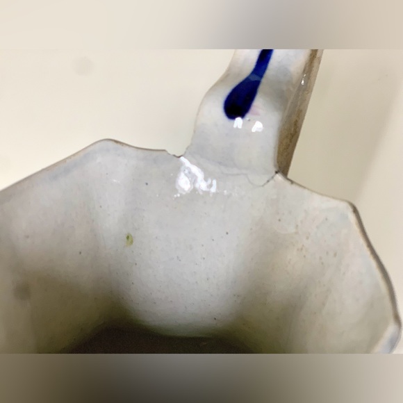 19th Century Vintage Gaudy Welsh Glamorgan Octagonal Soft Paste Pitcher Jug - Picture 12 of 16